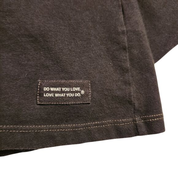 Life Is Good Crusher Tee Shirt Short Sleeve Black HAPPY CAMPER Dog Womens Size M - Picture 3 of 6